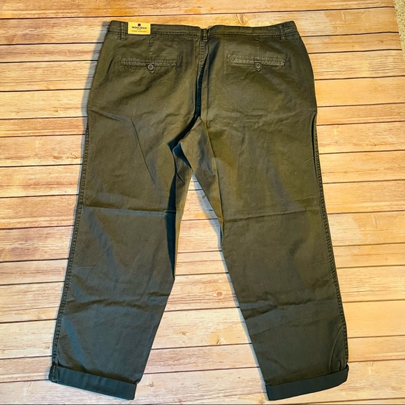 NWT Woolrich Sunday Chino Pant Gray Dark Coal Size 16 - Picture 5 of 6